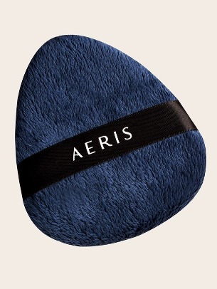 Aeris Beaute  Triple Duty Powder Puff Navy