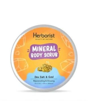 Herborist Mineral Body Scrub Sea Salt  & Gold