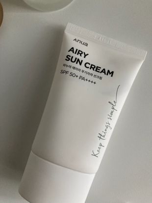 Anua Airy sun cream 