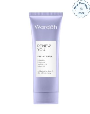 Wardah Renew You Anti Aging Facial Wash Reformulation in July 2022