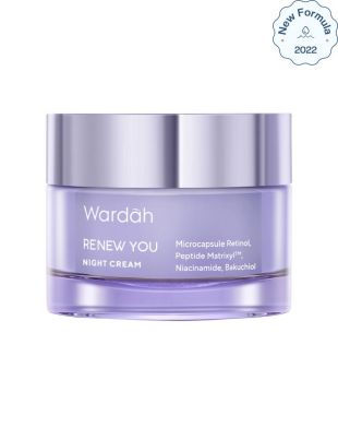 Wardah Renew You Anti Aging Night Cream Reformulation in July 2022