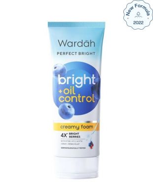 Wardah Perfect Bright Bright + Oil Control Creamy Foam Reformulation in October 2022