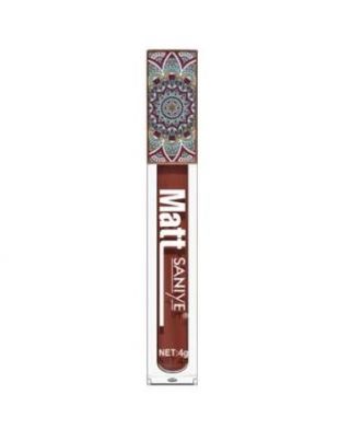 Saniye Cosmetics Matt Liquid Lip Cream 09 Earth Brown