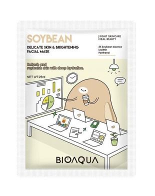 Bioaqua Soybean Delicate Skin Brightening Facial Mask 