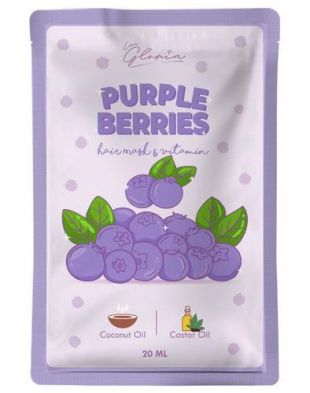 Lea Gloria Hair and Mask Purple Berries