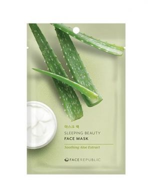 Face Republic Sleeping Beauty Face Mask Soothing Aloe Extract