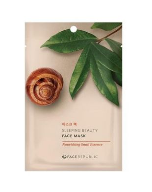 Face Republic Sleeping Beauty Face Mask Nourishing Snail Essence