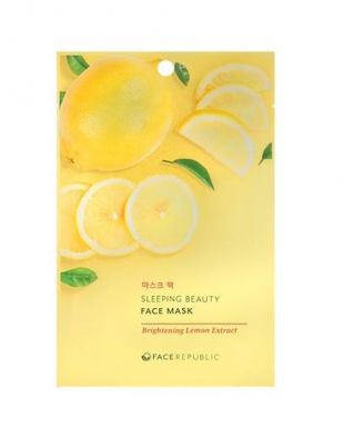 Face Republic Sleeping Beauty Face Mask Brightening Lemon Extract