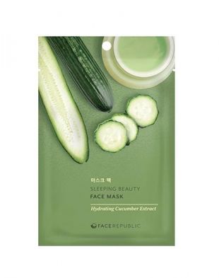 Face Republic Sleeping Beauty Face Mask Hydrating Cucumber Extract