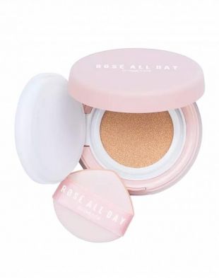 Rose All Day Cosmetics The Realest Lightweight Essence Cushion Warm Beige