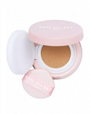 Rose All Day Cosmetics The Realest Lightweight Essence Cushion Caramel