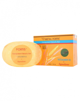 Metal Fortis Transparent Beauty Bar Vitamin E Squalene