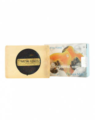 Metal Fortis Transparent Soap Papaya Milk