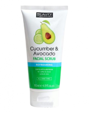 Beauty Formulas Facial Scrub Refreshing Cucumber & Avocado