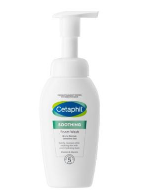 Cetaphil Soothing Foam Wash Dry to Normal, Sensitive Skin
