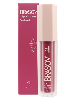 BRASOV Lip Cream Velvet  03 Scarlet