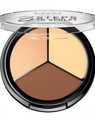 NYX 3 steps to sculpt ( Face Sculpting Palette) Light / PalÃª