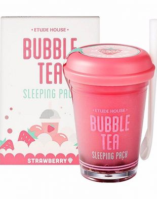 Etude House Bubble Tea Sleeping Gel Mask Strawberry