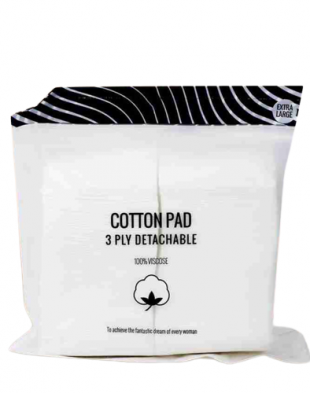 Miniso 3ply Detachable Cotton Pad Extra Large