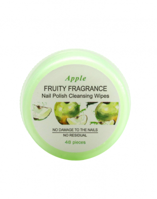 Miniso Nail Polish Cleansing Wipes Apple Fragrance