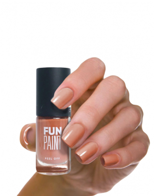 Miniso Fun Paint Peel Off Nail Polish W02 Dry Flower