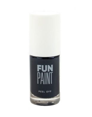 Miniso Fun Paint Peel Off Nail Polish W12 Gloss Black