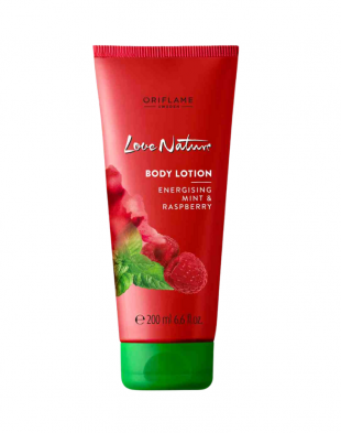 Oriflame Love Nature Body Lotion Energising Mint & Raspberry