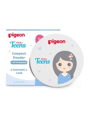 Pigeon Teens  Compact Powder + UV Pink