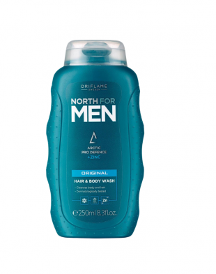 Oriflame North For Men Original Hair & Body Wash 250ml 