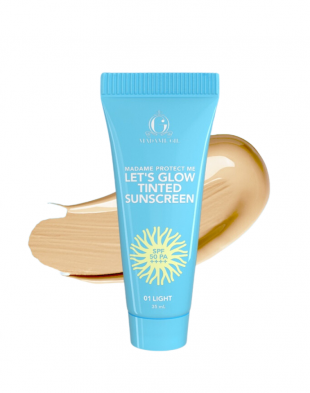 Madame Gie Madame Protect Me Let's Glow Tinted Sunscreen SPF 50 PA ++++ Light