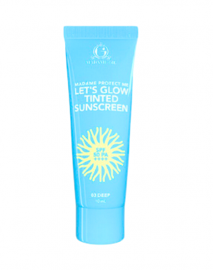 Madame Gie Madame Protect Me Let's Glow Tinted Sunscreen SPF 50 PA ++++ Deep