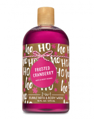 Bath and Body Works Bubble bath frosted cranberry