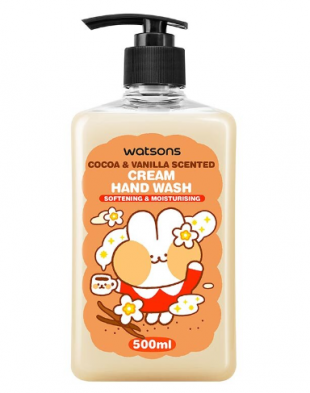 Watsons Cream Hand Wash Dalgona Cocoa & Vanilla Scented