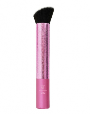 Real Techniques 1988 Pretty Pink Angled Foundation Brush 