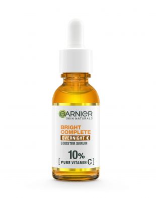 Garnier Bright Complete Overnight Booster Serum 10% Pure Vitamin C 