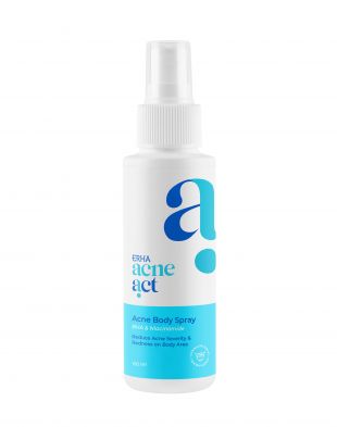 ERHA Acneact Acne Body Spray Reformulation in May 2023