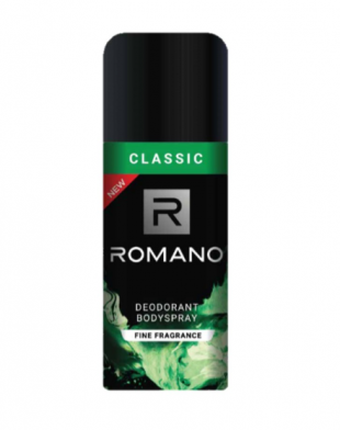 ROMANO Deodorant Body Spray Fine Fragrance Classic