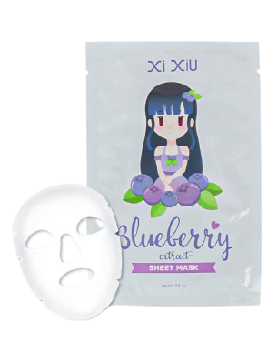 Xi Xiu Sheet Mask Fruity Series Blueberry