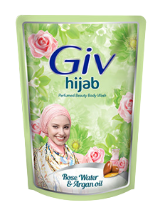 GIV Hijab Perfumed Beauty Body Wash Rose Water & Argan Oil