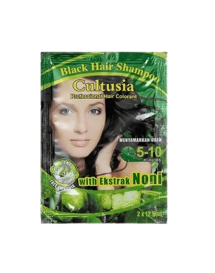 Cultusia Black Hair Shampoo With Ekstrak Noni 