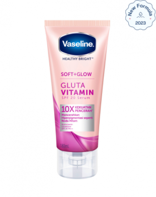 Vaseline Soft Glow Gluta Vitamin SPF 20 Body Serum Reformulation in August 2023
