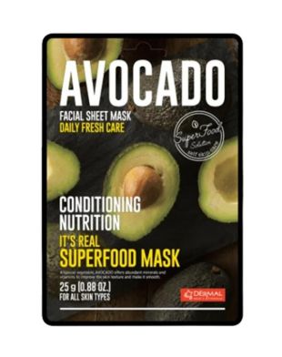 Dermal Superfood Skincare Face Mask Avocado