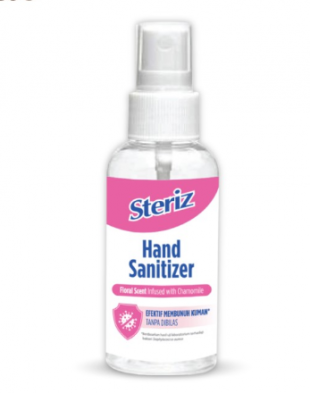 Steriz Hand Sanitizer Spray Floral Scent