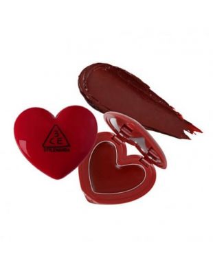 3CE Heart Pot Lip Brick Red