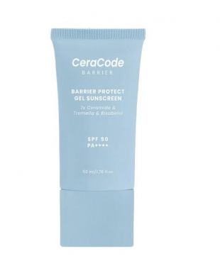 CeraCode Barrier Protect Gel Sunscreen SPF 50 PA++++ 7X Ceramide & Tremella & Bisabolol