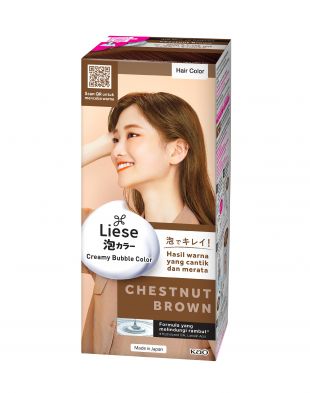 Liese Creamy Bubble Foam Color Chestnut Brown