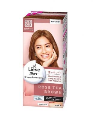 Liese Creamy Bubble Foam Color Rose Tea Brown