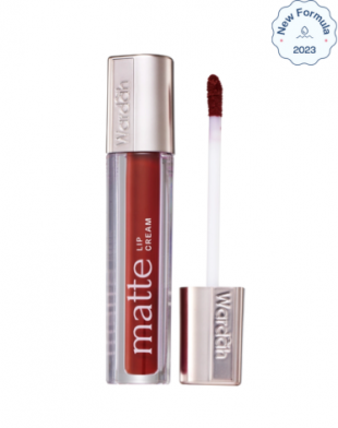 Wardah Exclusive Matte Lip Cream 01 Red-Dicted - Reformulation in May 2023