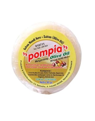 Pompia Sabun Mandi Sere + Zaitun (Olive Oil) 