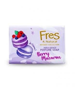 Fres & Natural Indulgence Perfume Soap Berry Macaron